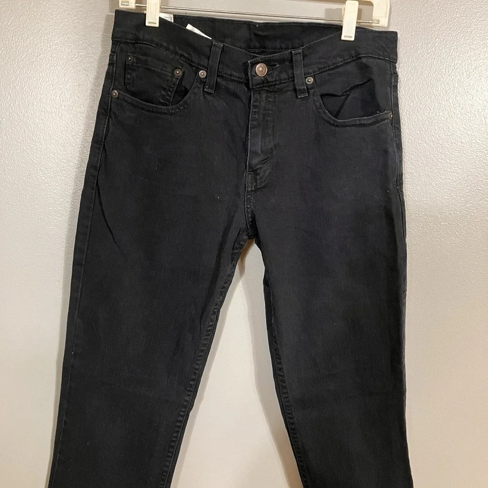 Levis 511 Slim Fit Jeans Men's 30x30 Black Excellent Waterless Denim 04511-4406
